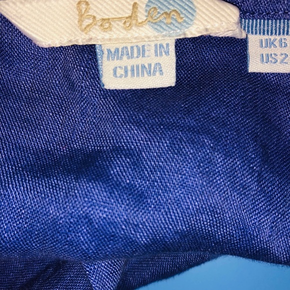 🇬🇧 𝔹𝕆𝔻𝔼ℕ Linen Top - Picture 6 of 6